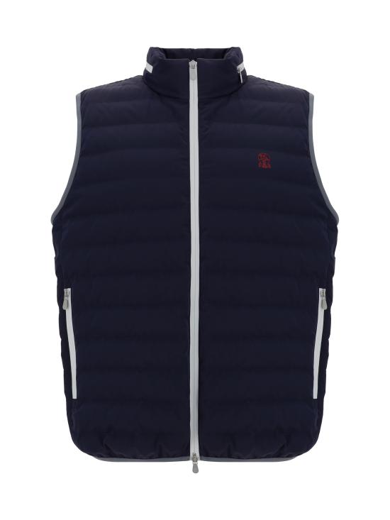 25SS 브루넬로 쿠치넬리 베스트 MM49A7460G C1086 BLUE