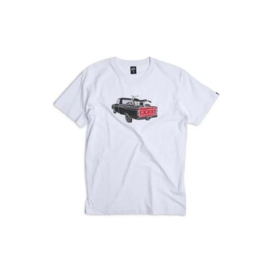  데우스 반팔 티셔츠 T DMW91808D WHT WHITE DOM