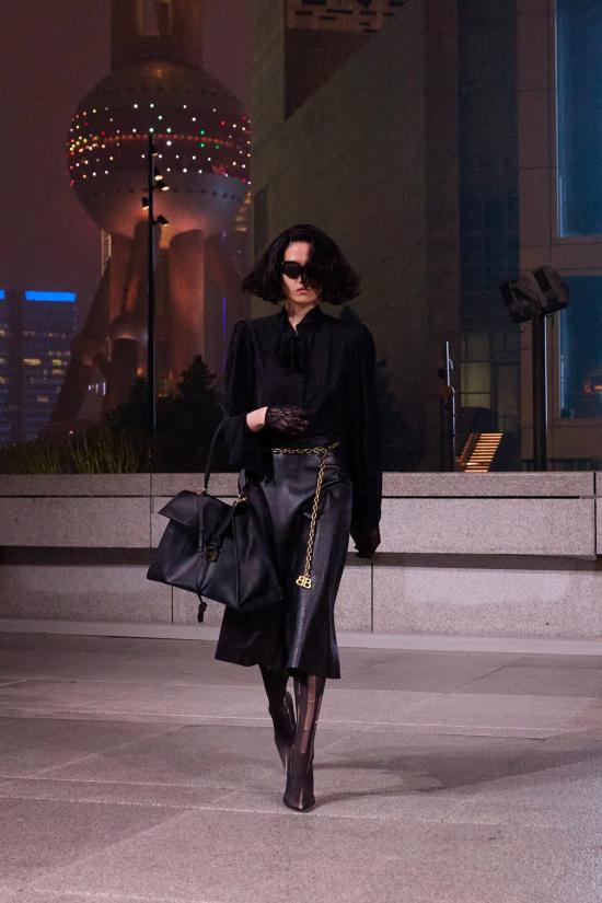  발렌시아가 스커트 816648TRS121000 Black - BALENCIAGA