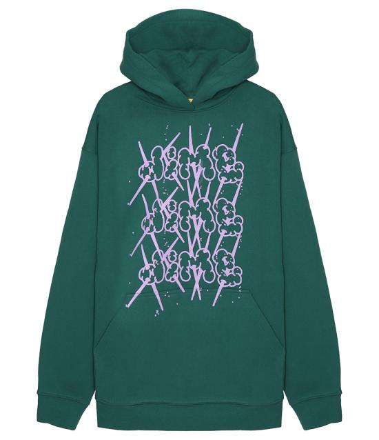  다임 후드 티셔츠 DIMESP2316 RAI RAINFOREST DOM