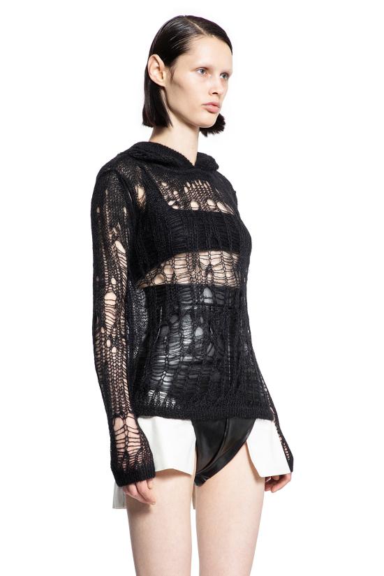  릭 오웬스 블라우스 RP02D3600KNETMH09 Black - RICK OWENS