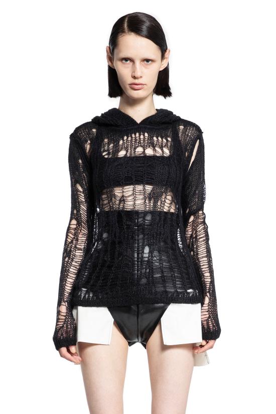  릭 오웬스 블라우스 RP02D3600KNETMH09 Black - RICK OWENS