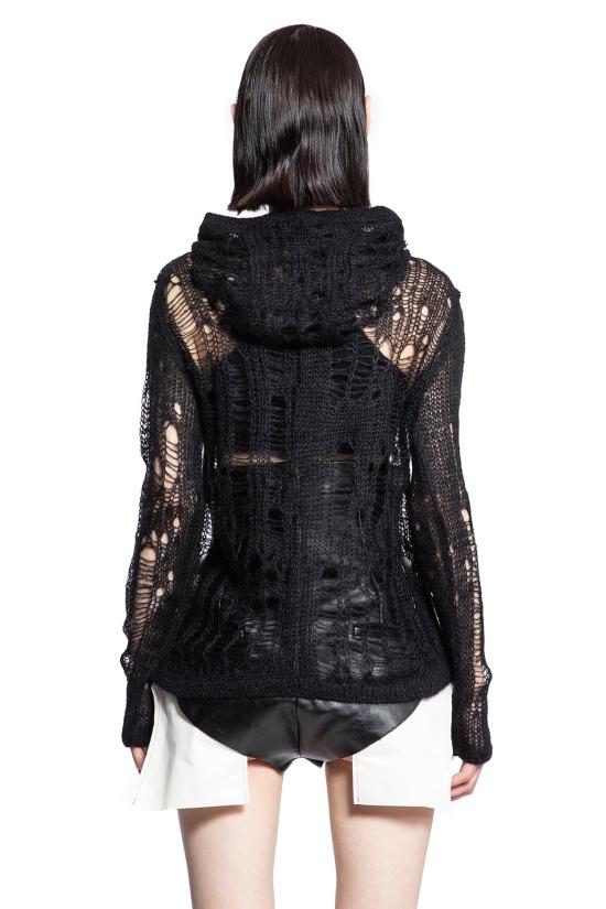  릭 오웬스 블라우스 RP02D3600KNETMH09 Black - RICK OWENS