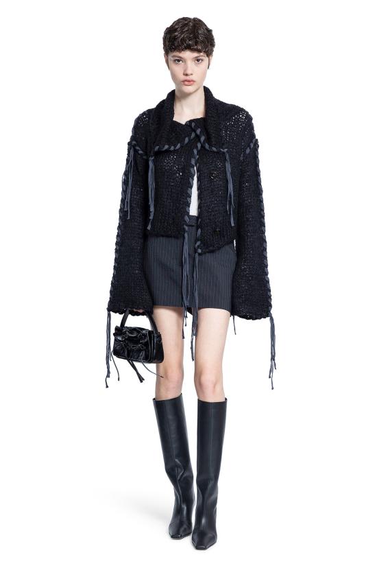  아크네 스튜디오 숏 스커트 FNWNSKIR000790900 Black - ACNE STUDIOS