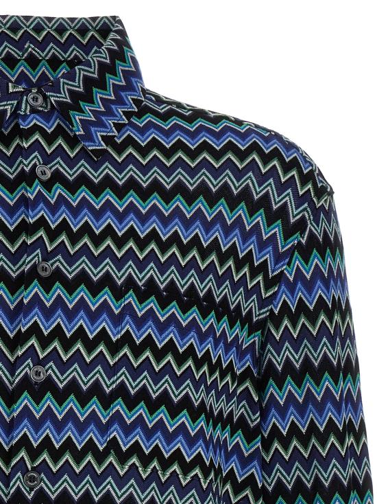 25SS 미소니 긴팔 셔츠 US25SJ0KBR010USM9KW Multicolor - MISSONI