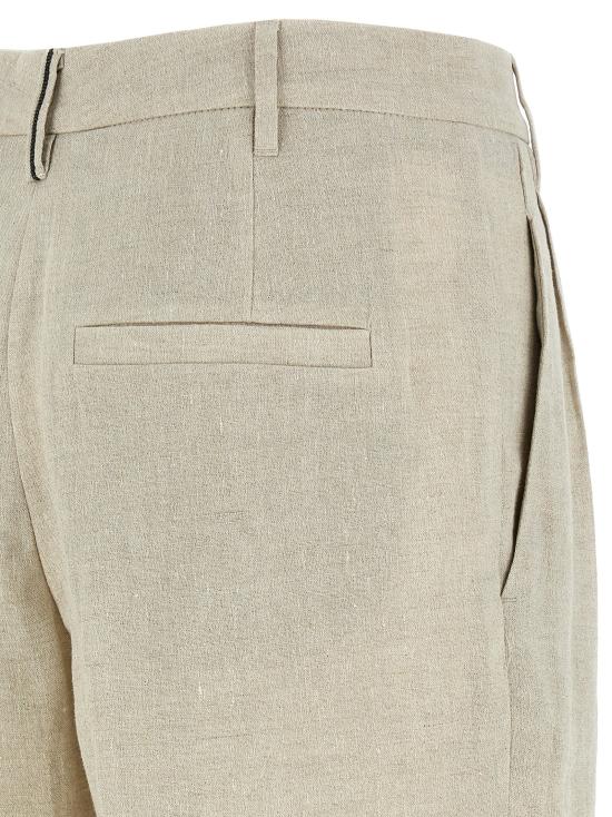 25SS 브루넬로 쿠치넬리 스트레이트 팬츠 MH547P8308C169 Beige - BRUNELLO CUCINELLI