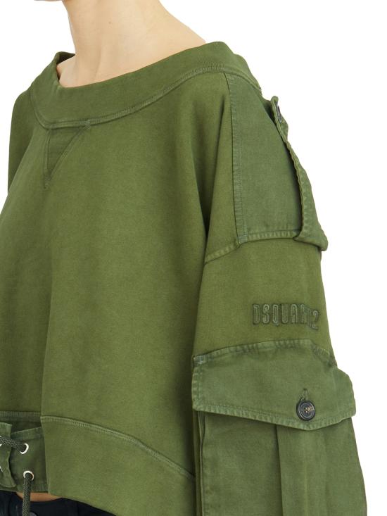 25SS 디스퀘어드2 스웨터 LS75GU0585S25030695W Green - DSQUARED2