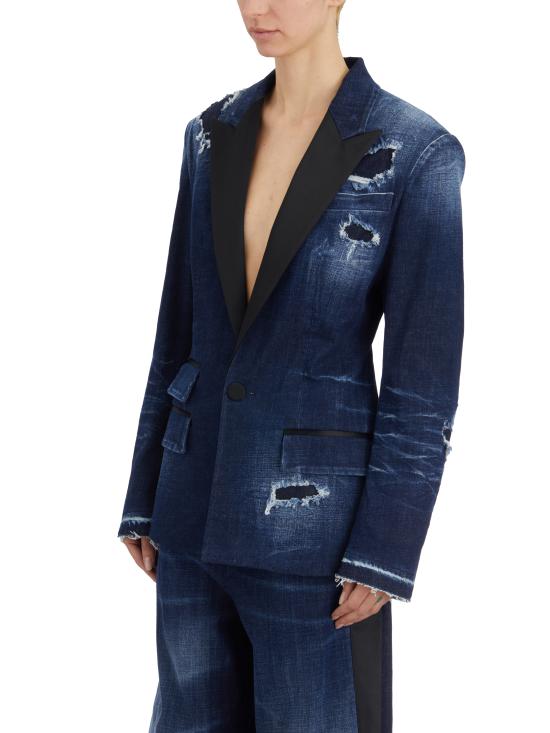 25SS 디스퀘어드2 자켓 LS75BN0893S30664470 Blue - DSQUARED2