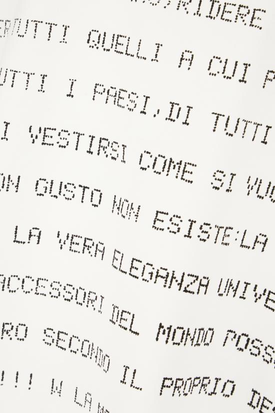 25SS 모스키노 반팔 티셔츠 07170241 1001 FANTASIA BIANCO - MOSCHINO