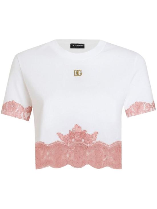 25SS 돌체앤가바나 반팔 티셔츠 F8V22T FU7EQ 0800 WHITE