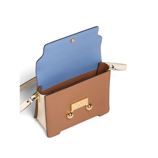 25SS 마르니 숄더백 P6948 SBMP0195U1 ZO879 BLUE BROWN - MARNI