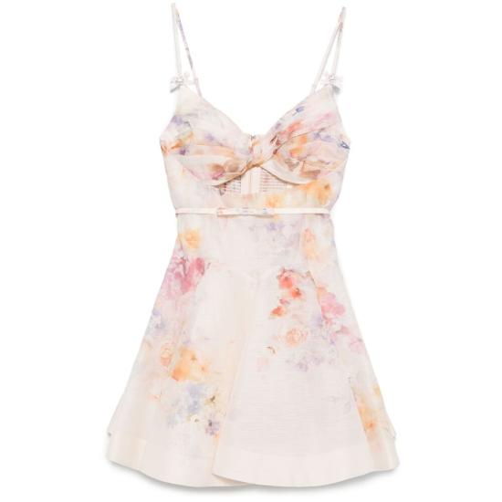 25SS 짐머만 숏 원피스 2424DR251 MULTI NEUTRALS