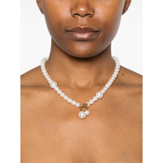 25SS 살바토레 페라가모 목걸이/팬던트 760808 0780391 ORWHI WHITE GOLD - SALVATORE FERRAGAMO