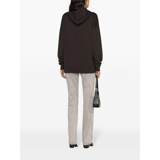  이자벨마랑에뚜왈 후드 티셔츠 B1M12E SW0001FA FKEC BLACK - ISABEL MARANT ETOILE