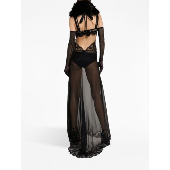  돌체앤가바나 라운지 웨어 F6DKIT FU1AT N0000 BLACK - DOLCE & GABBANA