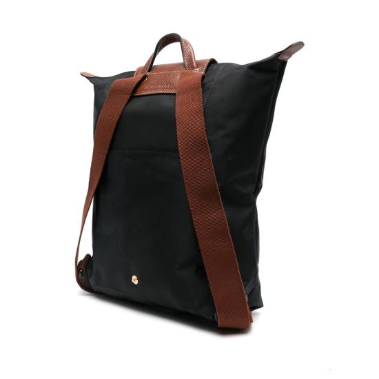 26SS 롱샴 플리아쥬 오리지널 M 백팩 10284089 001 BLACK DOM - LONGCHAMP