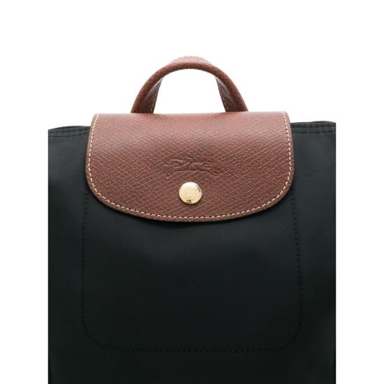 26SS 롱샴 플리아쥬 오리지널 M 백팩 10284089 001 BLACK DOM - LONGCHAMP