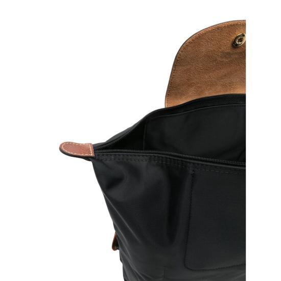 26SS 롱샴 플리아쥬 오리지널 M 백팩 10284089 001 BLACK DOM - LONGCHAMP