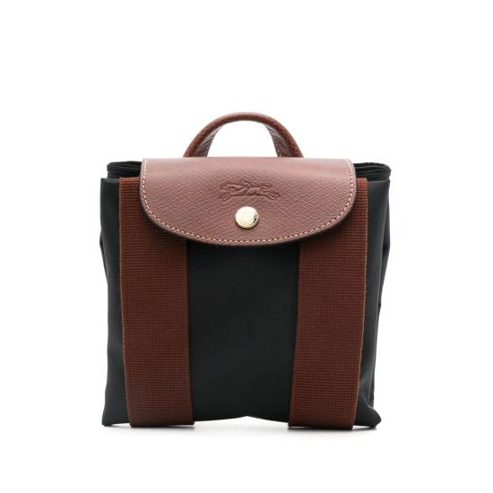 26SS 롱샴 플리아쥬 오리지널 M 백팩 10284089 001 BLACK DOM - LONGCHAMP