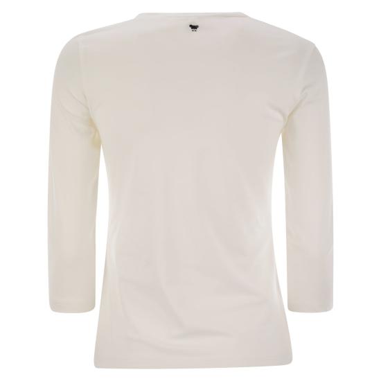 25SS 위켄드막스마라 긴팔 티셔츠 2515971021600 WHITE - WEEKEND MAX MARA