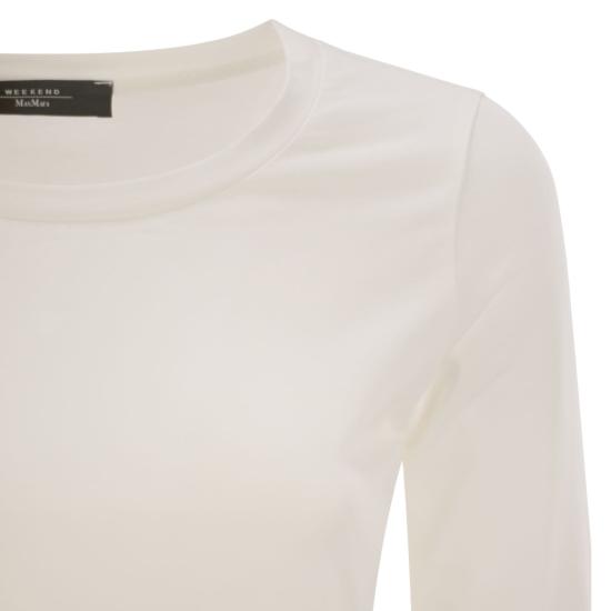 25SS 위켄드막스마라 긴팔 티셔츠 2515971021600 WHITE - WEEKEND MAX MARA