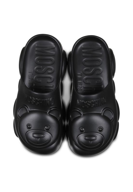 25SS [키즈] 모스키노 샌들 80634 1 BLACK - MOSCHINO