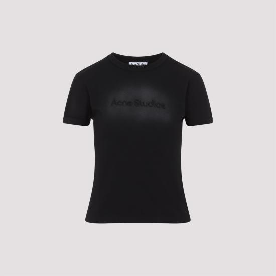 25SS 아크네 스튜디오 반팔 티셔츠 AL0457 BM0 FADED BLACK