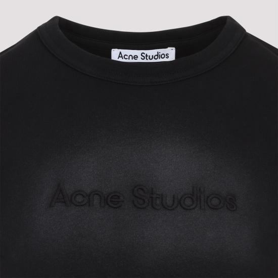 25SS 아크네 스튜디오 반팔 티셔츠 AL0457 BM0 FADED BLACK - ACNE STUDIOS