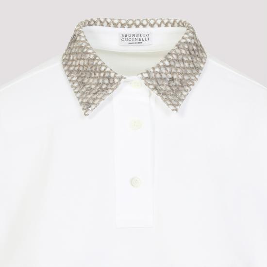 25SS 브루넬로 쿠치넬리 폴로 티셔츠 M0T63HH505 C6159 BIANCO - BRUNELLO CUCINELLI