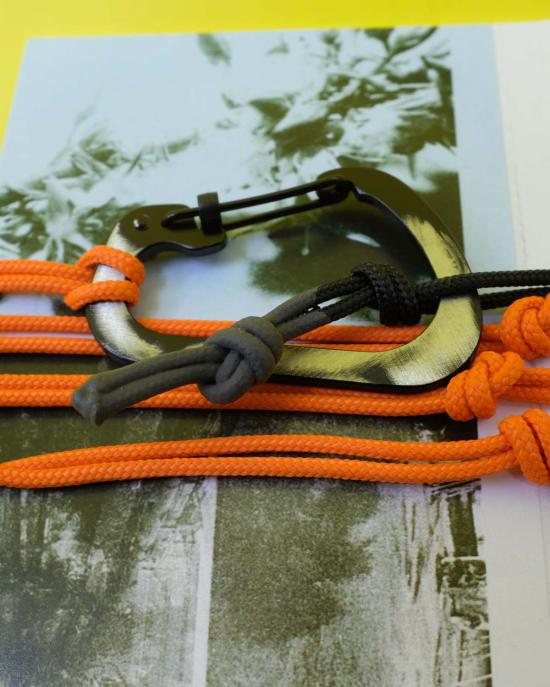  쥐알텐케이 가죽 벨트 Gr10 K Bishop Restraint Lanyard  오렌지 - GR10K