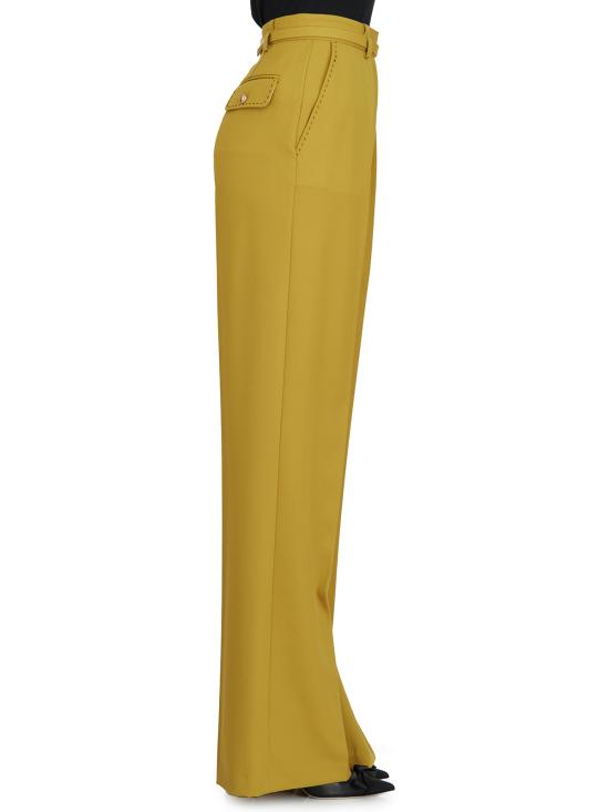 25SS 엘리자베타프랜치 트레이닝/조거 팬츠 LPA06751E2DC6 Yellow - ELISABETTA FRANCHI