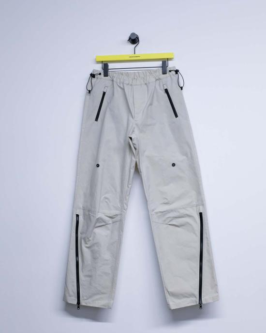  쥐알텐케이 숏팬츠 Gr10 K 더스티 화이트 왁스 코튼 필드 지퍼 - GR10K