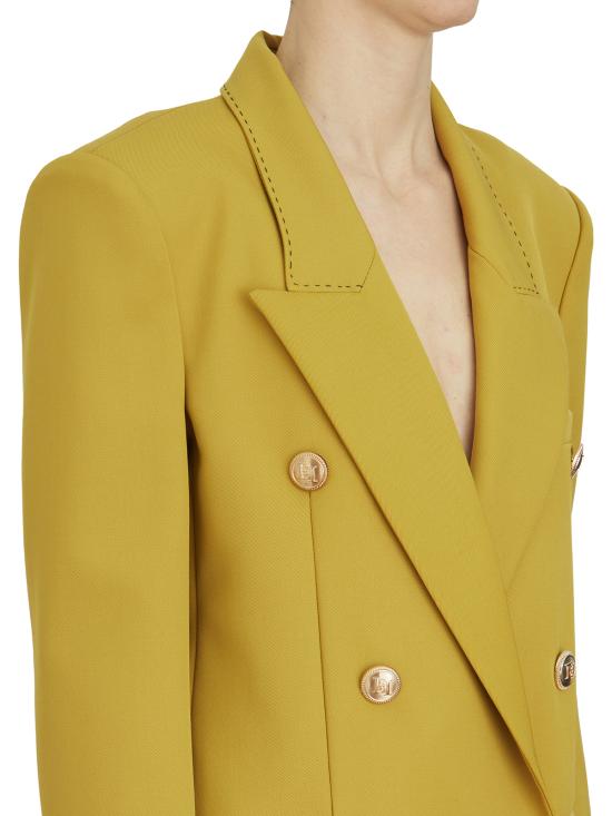 25SS 엘리자베타프랜치 자켓 LGI12851E2DC6 Yellow - ELISABETTA FRANCHI
