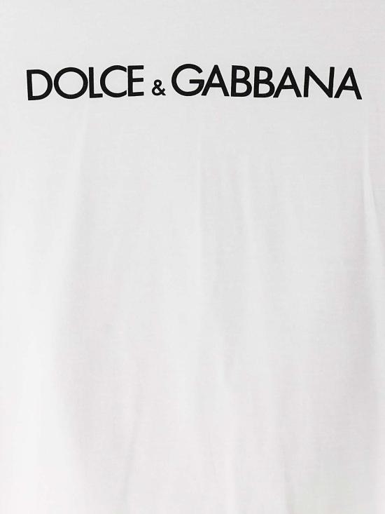  돌체앤가바나 반팔 티셔츠 F8U10TG7H4PW0800 White - DOLCE & GABBANA
