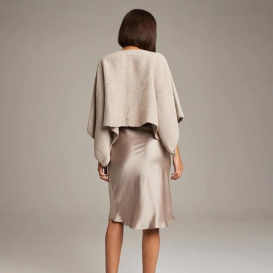  보즈 수트 자켓 텍스처드 코튼 볼레로 - VOZ