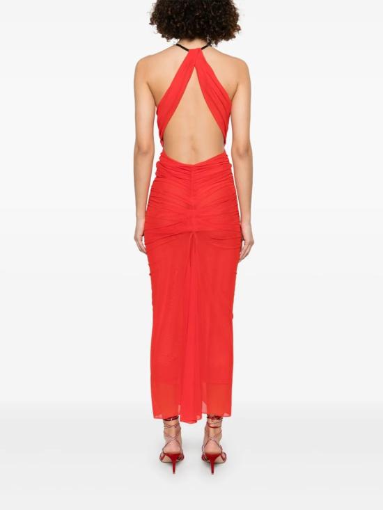 25SS 뮈글러 롱 원피스 25P3RO17115953119 Red - MUGLER