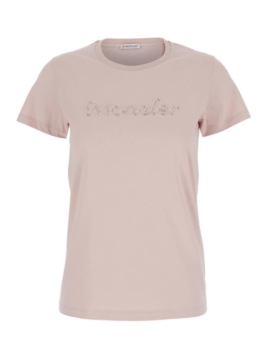 25SS 몽클레어 반팔 티셔츠 8C0000989AUO529 Pink