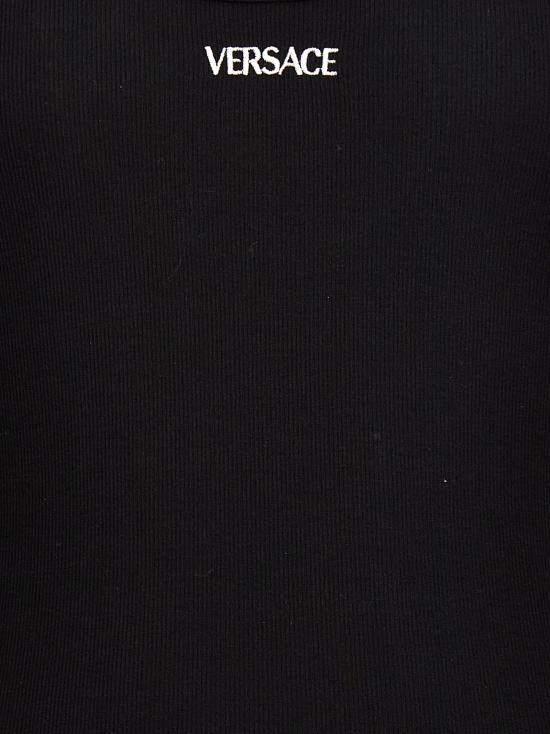 25FW 베르사체 민소매 티셔츠 10131251A094101B000 Black - VERSACE