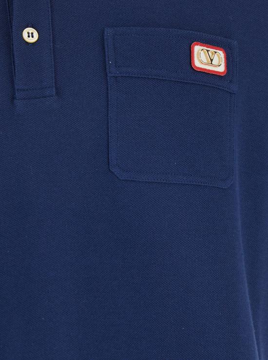 25SS 발렌티노 가라바니 폴로 티셔츠 6V3MH01KAQJD51 Blu - VALENTINO GARAVANI