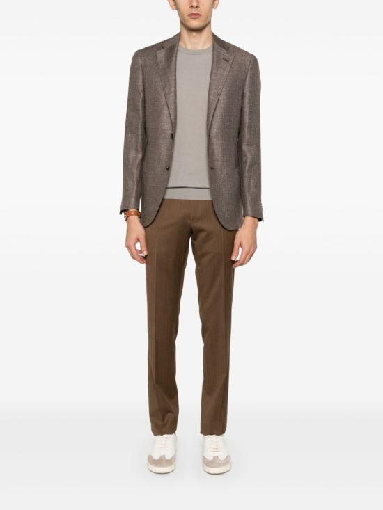 25SS 꼬르넬리아니 반팔 티셔츠 25M5402525170 Grey - CORNELIANI