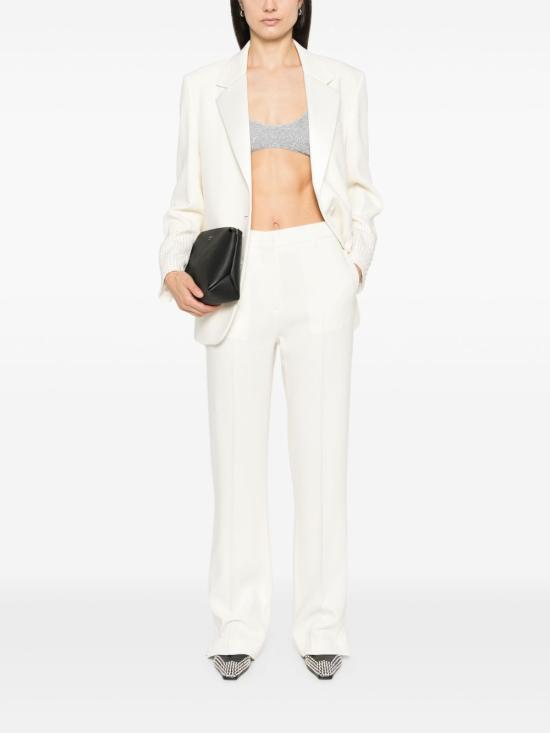 25SS 골든구스 스트레이트 팬츠 GWP02266 P00161920103 White - GOLDEN GOOSE