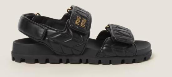 25SS 미우미우 플랫 슈즈 5X135E F 010 88T F0002