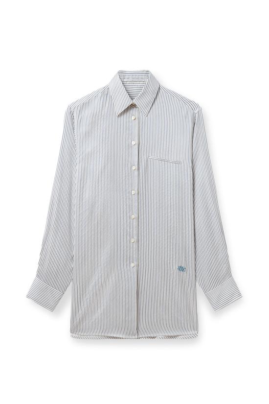 25SS 스텔라 맥카트니 셔츠 6200353FR210 8519 White steel