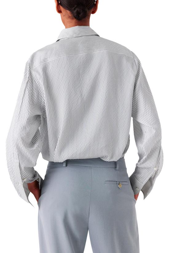 25SS 스텔라 맥카트니 셔츠 6200353FR210 8519 White steel - STELLA MCCARTNEY