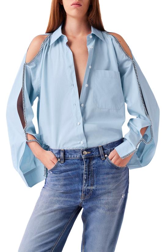 25SS 스텔라 맥카트니 셔츠 620137SMA90 4008 Blue - STELLA MCCARTNEY