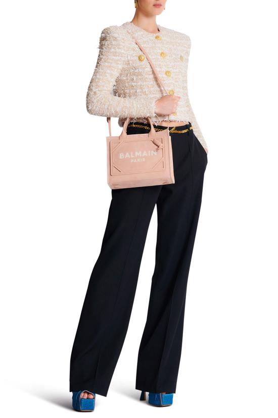 25SS 발망 토트백 EN1FE900LDCY 0DX Nude ros - BALMAIN