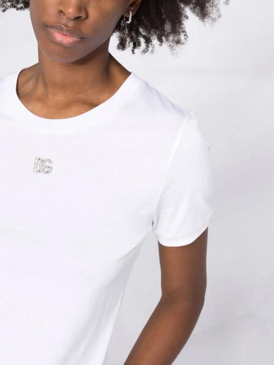 25SS 돌체앤가바나 반팔 티셔츠 F8N08ZG7B3U W0800 White - DOLCE & GABBANA