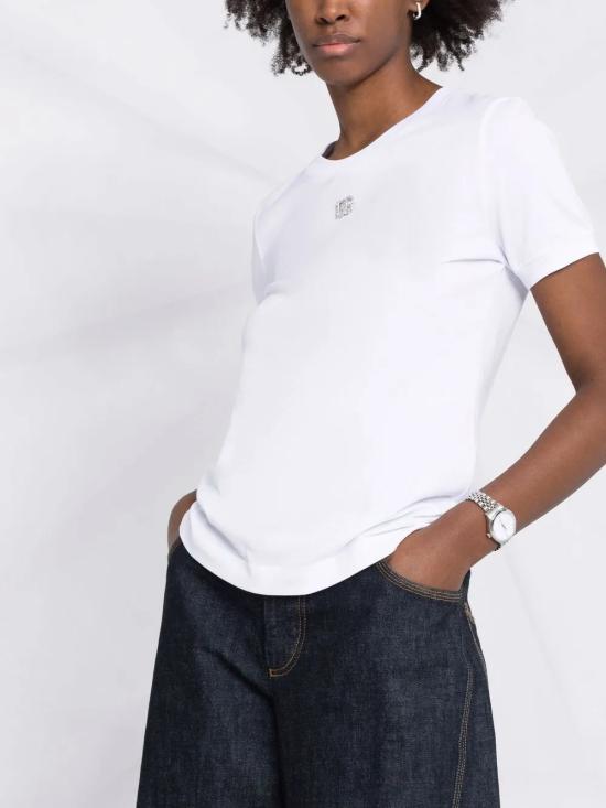 25SS 돌체앤가바나 반팔 티셔츠 F8N08ZG7B3U W0800 White - DOLCE & GABBANA