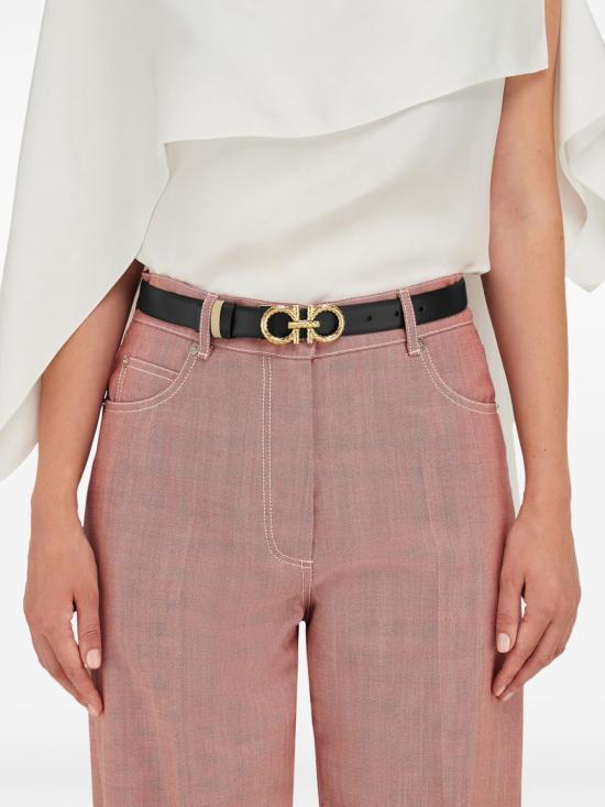 25SS 살바토레 페라가모 슬림 벨트 780425 230359NERO STONE - SALVATORE FERRAGAMO