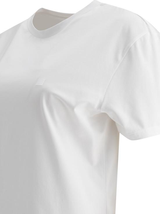 25FW 아크네 스튜디오 반팔 티셔츠 CL0309183 White - ACNE STUDIOS